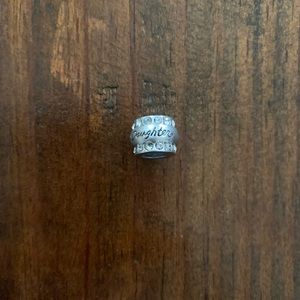 New without tags Bling Silver Brighton Daughter Slide for Charm Bracelet